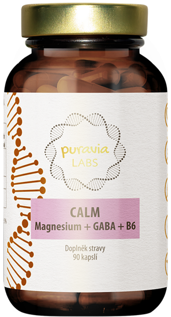 CALM Magnesium + GABA + B6 - puravia labs