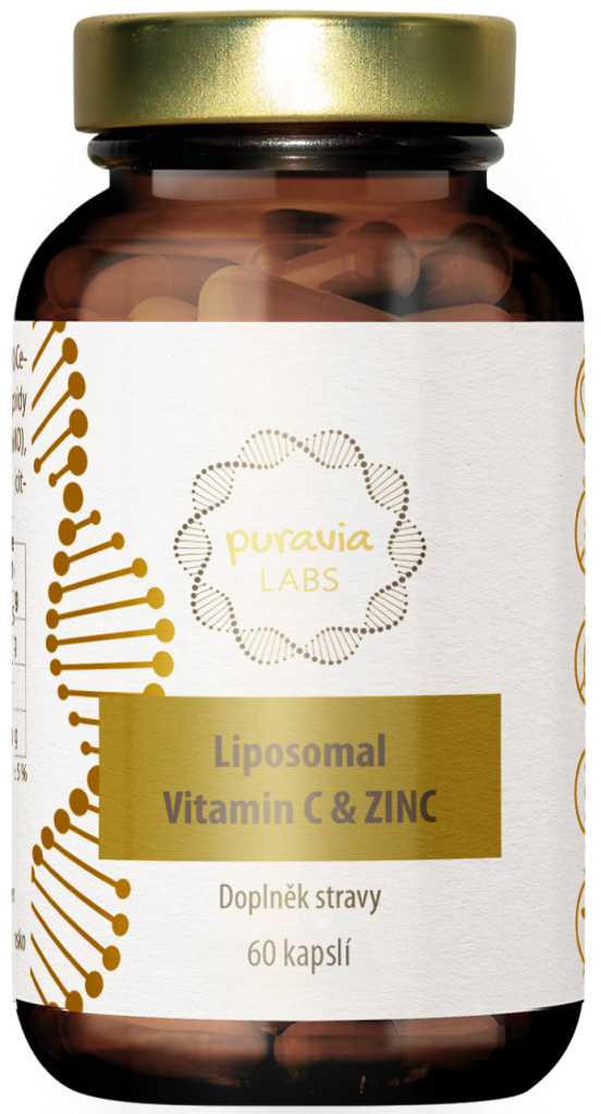 Liposomální vitamín C se zinkem - puravia labs